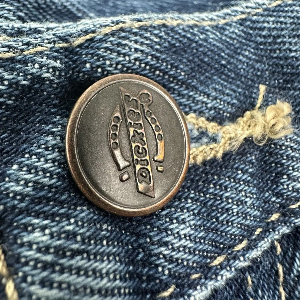 Y2K Dickies Relaxed‎ Carpenter Denim Shorts Men Actual 39 x 11 Blue Jean Jorts